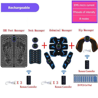 Foot Massager With EMS For Deep Relaxation And Relief