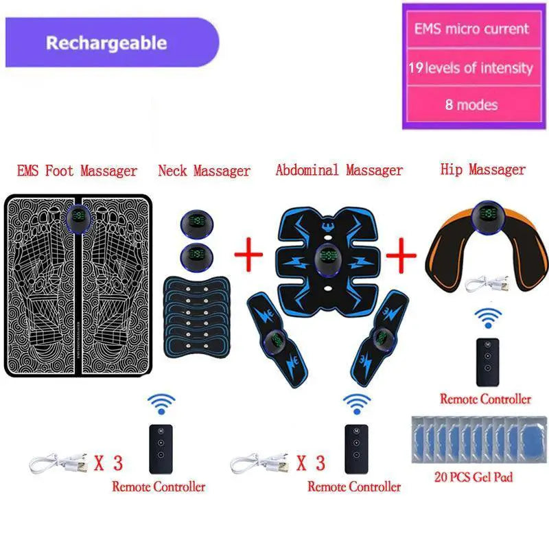 Foot Massager With EMS For Deep Relaxation And Relief