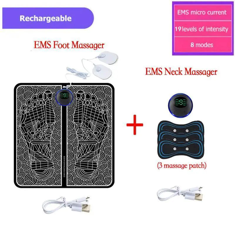 Foot Massager With EMS For Deep Relaxation And Relief
